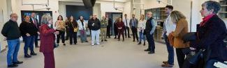 Maine lawmakers and Portland Counselors get a first look at UNE's new medical educational facility on Jan. 10. 